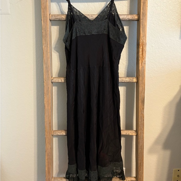 Black Lace Slip Dress - Picture 5 of 6